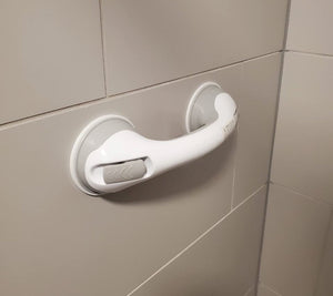 Shower Handle 2 Pack 12 inch for Bathroom Shower (Gray)