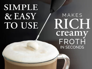 ❤️ Handheld Electric Milk Frother For Coffee With Improved Stand ❤️