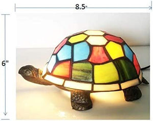 Tiffany Turtle lamp Stained Glass Turtle Night Light Tiffany lamp, Turtle