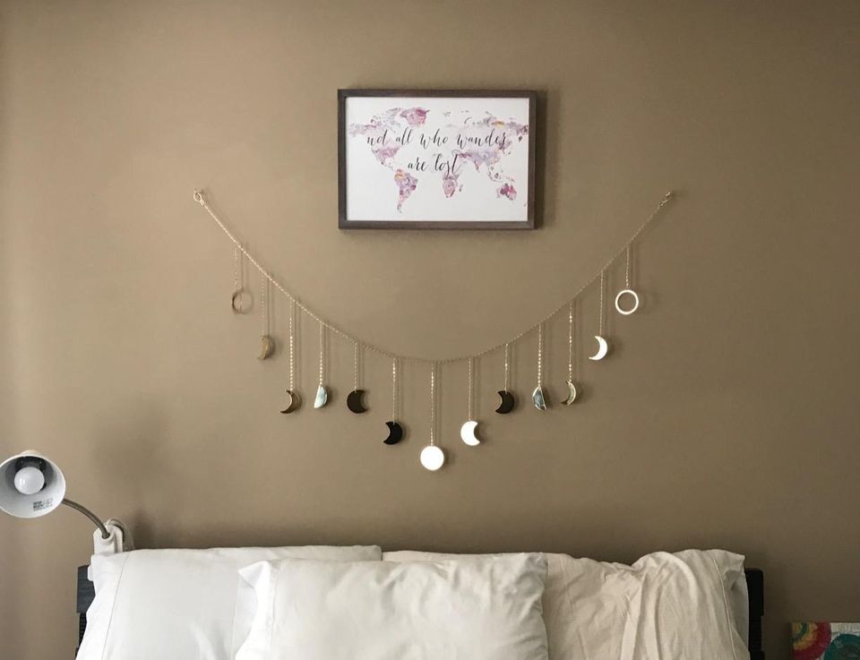 🧡 Moon Phase Wall Hanging Boho Decor 🧡