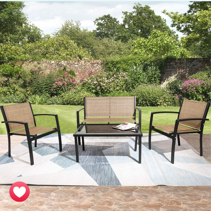 🧡 4 Pieces Patio Furniture Outdoor furniture Set 🧡