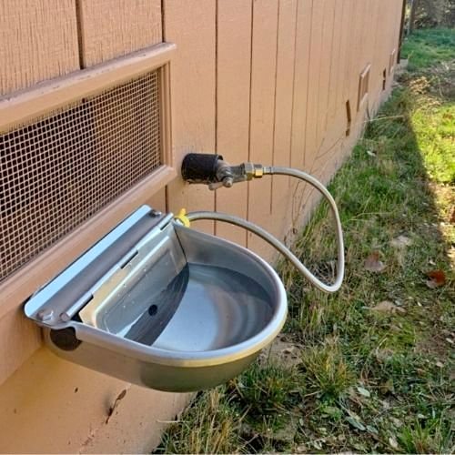 Stainless Dog Water Bowl / Fountain - dogs, & farm animals