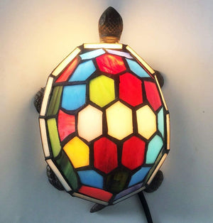 Tiffany Turtle lamp Stained Glass Turtle Night Light Tiffany lamp, Turtle