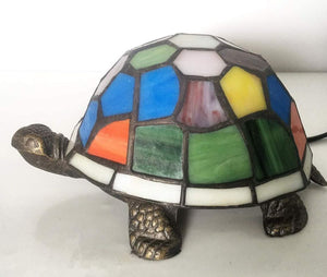 Tiffany Turtle lamp Stained Glass Turtle Night Light Tiffany lamp, Turtle