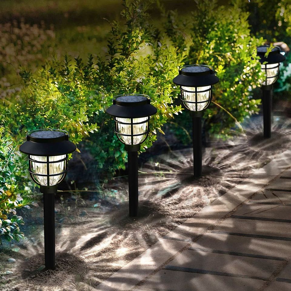 10 Pack Solar Garden Lights Outdoor Waterproof Landscape LED Lights Pathway Yard