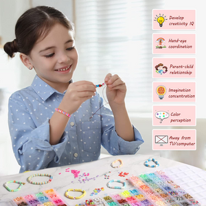 10800pcs Flat Round Polymer Clay Beads Kit for Bracelet Making, 72 Colors