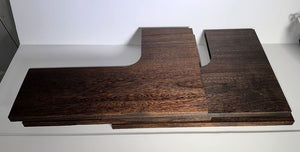 Set of 4 wall mounted floating shelves