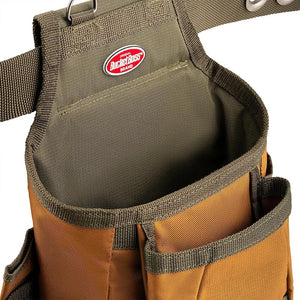 Tool Belt with Suspenders, Tool Belts - Original Series (50100) with 12 pockets, Brown , 52 Inch