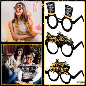 Happy New Year Glasses 2024 - Pack of 12