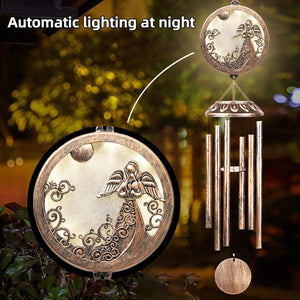 Solar Angel Wind Chimes for Outside Memorial Wind Chimes