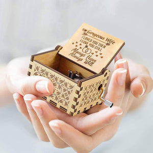 Music Box for Wife Gift - Valentine Day Anniversary Christmas Birthday Gift for Wife Girlfriend from Husband