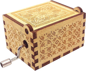 Legend of Zelda Theme Wooden Music Box - Antique Engraved Musical Boxes Case for Wooden Zelda Gifts