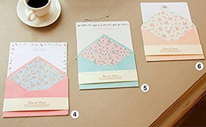 32 Cute Kawaii Lovely Special Design Writing Stationery Paper with 16 Envelope - 32 Letter paper (7.1x5.2 inch)