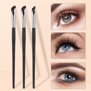 5-Piece Set Eyeliner Brushes for Precision Makeup Application - Fine Angled & Ultra Thin Slanted Flat Angle