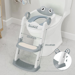 Potty Training Seat with Step Stool Ladder for Toddlers