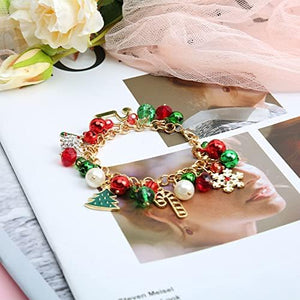 Charm Bracelet Horror Scream Movie Merchandise Christmas Link Bracelet for Women