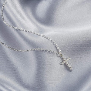 Silver Cross Necklace for Women Christmas Birthday Gifts for Women Cross Jewelry