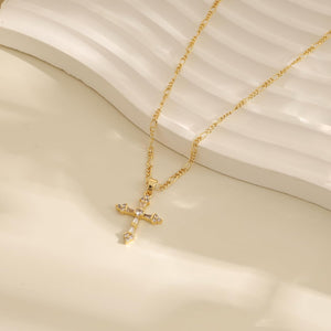 Silver Cross Necklace for Women Christmas Birthday Gifts for Women Cross Jewelry