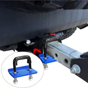 Hitch Tightener Anti-Rattle Stabilizer Heavy Duty Hitch Stabilizer for 1.25" and 2" Hitches Rust Free Hitches Clamp Trailer Ball Mount Reduce Movement