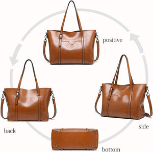 Womens Leather Purses and Handbags Top Handle Satchel Bags Tote Bags Tote Purses for Women