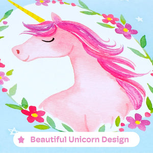 Girls Musical Jewelry Storage Box with Spinning Unicorn | Rainbow Design, The Beautiful Dreamer Tune - Enchanting Unicorn Musical Box | Ideal Gift for 5 Year Old Girls | 6 x 4 x 3.5 inches