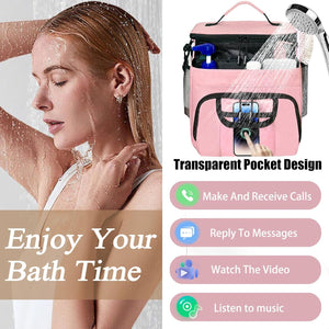 Large Toiletry Bag for Women Men, Bathroom Bag, Water Resistant Portable Shower Caddy