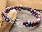 Natural Sea Sediment Handmade Healing Reiki Meditation Women Girls Bracelet Gift