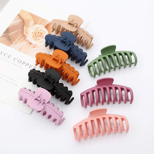 8 Pcs Hair Clips Large Claw Hair Clips for Thick Hair No Slip, Strong Hold Big Hair Claw Banana Hair Claw Clips for Women and Girls Hair Accessories Gifts