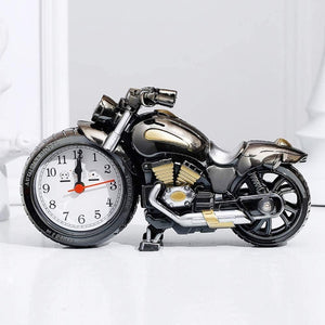 Luxury Retro Style Motorcycle Alarm Clock,Unique Eye-catching-Exquisite Motorbike