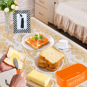 Butter Dish with Multipurpose Knife: Our Large Butter Dish with Lid