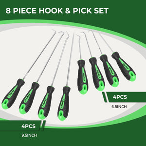 8PCS Pick and Hook Set, Precision Automotive Hook Set