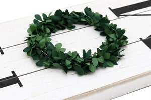 Wooden Home Plaque with Green Wreath|Large Farmhouse Home Signs Plaque