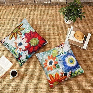 Spring Summer Pillow Covers 18x18, Outdoor Sunflower Pillow Case