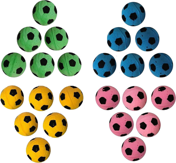 Foam Soccer Balls Cat Toys (Balls Cat Toys (24pcs))