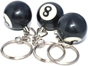 8 Ball Keychain Creative Key Chain Diameter 0.98 In