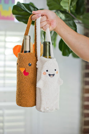 Turkey Wine Bottle Gift Bag, Thanksgiving Dinner Ideas, Funny Fall Housewarming Ideas,