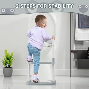 Potty Training Seat with Step Stool Ladder for Toddlers