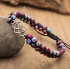 Natural Sea Sediment Handmade Healing Reiki Meditation Women Girls Bracelet Gift