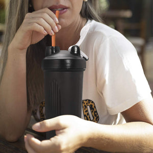 Reusable Silicone Straws, Long Flexible Silicone Drinking Straws with Cleaning Brushes for 30 oz Tumblers , 10 Pieces