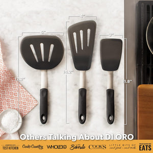 Spatulas Silicone Heat-Resistant up to 600°F , 3PCS