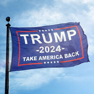 Donald Trump 2024 Flag - Take America Back Flag, 3x5FT, 2 PACKS