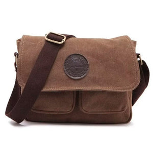 Men's Canvas Cross Body Bag Messenger Shoulder Book Bags School Satchel Vintage