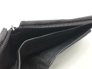 Mens Bifold Zipper Around Genuine Leather Wallet Multi Pockets Id Window Cards