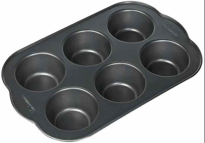 6 Cups Non Stick Aluminum Muffin Pan For Large Muffins