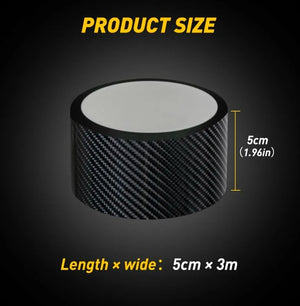 10ft Car Door Protector Sill Scuff Cover Sticker Antiscratch Carbon Fiber Strip