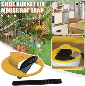 Mouse Rat Trap Flip & Slide Mouse Trap Bucket Catcher Mousetrap Slide Bucket Lid