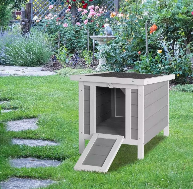 20" Wooden Waterproof Rabbit Hutch Chicken Coop Hen House Pet Cage Small Animal