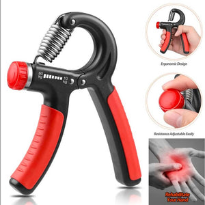 Hand Grip Strength Power Trainer Gripper Strengthener Adjustable Gym Exerciser