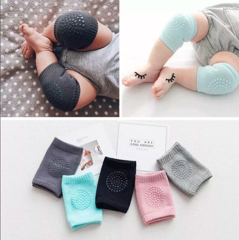 5 Pairs NEW Baby Crawling Knee Pads Safety Anti-slip Walking Leg Elbow Protector