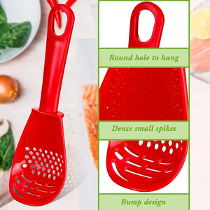 2pcs Cooking Spoon Skimmer Scoop Colander Kitchen Utensils Heat Resistant Gadget